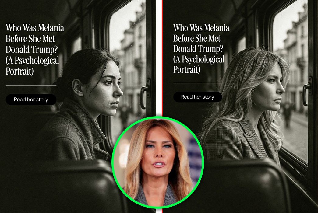 Example: original creative on the left, the person to insert in the circle, the swapped result on the right